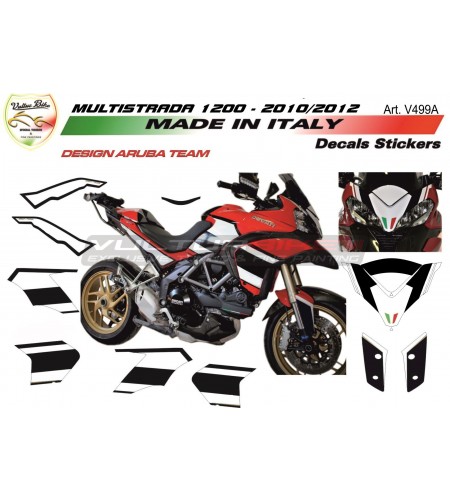 Aruba Team Design Klebeset - Ducati Multistrada 1200 10/12 