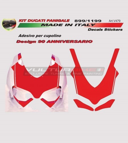 Nummernaufkleber für Kuppel 90th Anniversary - Ducati Panigale 899/1199 