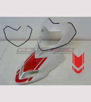 Autocollants bulle design personnalisé rouge - Ducati Hypermotard 796/1100 
