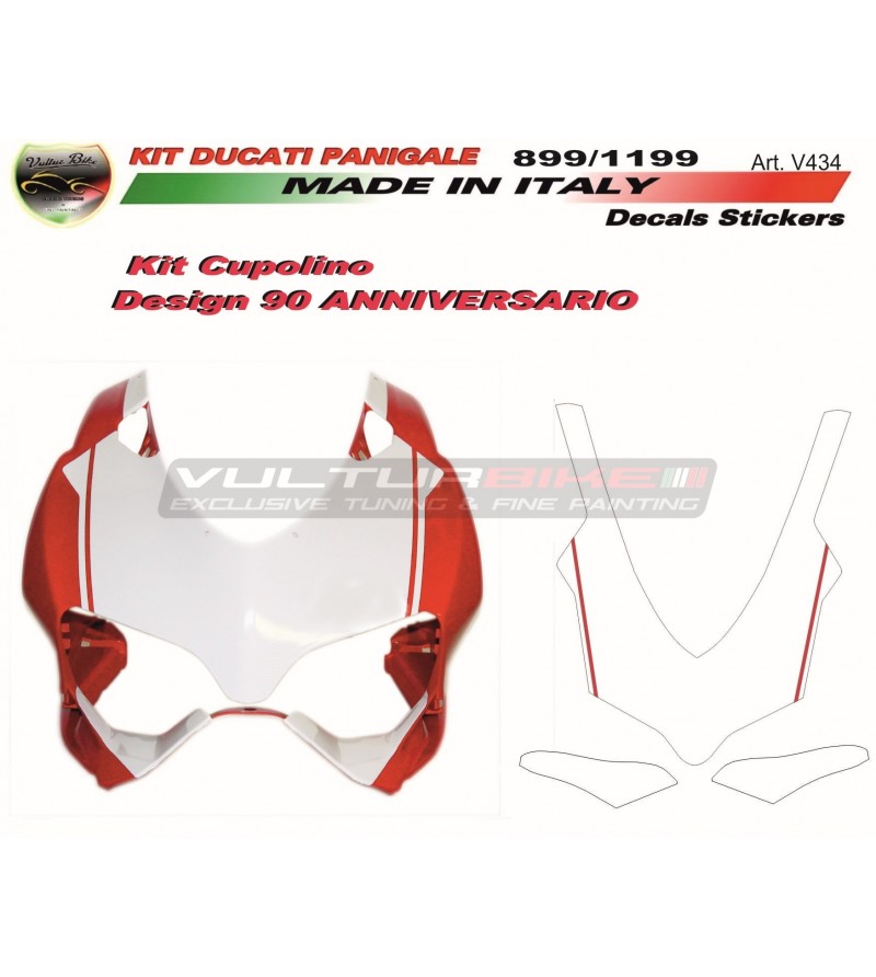 Dome stickers diseño 90 aniversario - Ducati Panigale 899/1199 