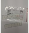 Coppia di decalcomanie Ducati colore bianco (Originali)