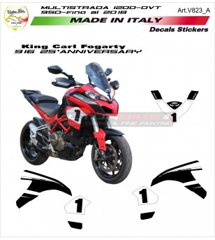 Kit adesivi 25° anniversario 916 Carl Fogarty - Ducati Multistrada 1200 DVT / 950 