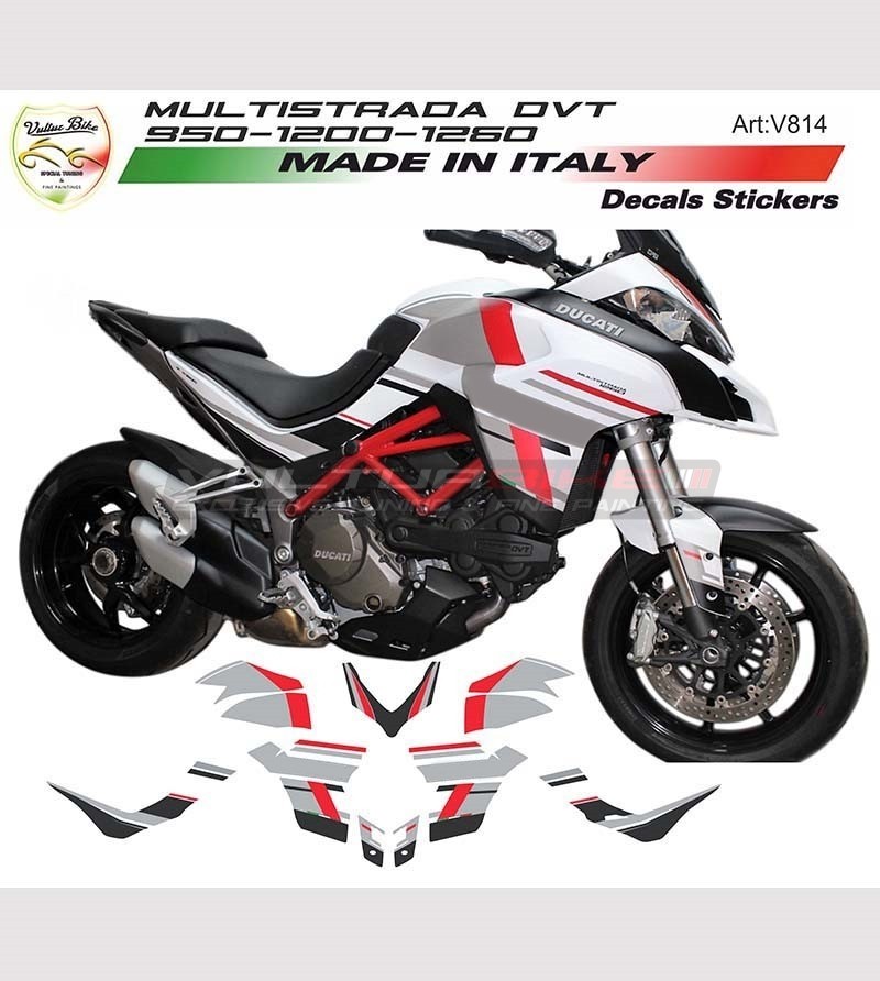 Grafiche adesive design personalizzato - Ducati Multistrada DVT 950/1200/1260 