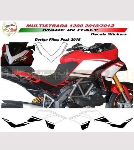 Kit adesivi Design Pikes Peak 2015 - Ducati Multistrada 1200 2010/14 