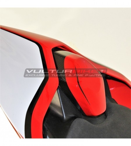 Custom Carbon Sitzpolsterbezug - Ducati Panigale V2 2020 / Streetfighter V4 / V2