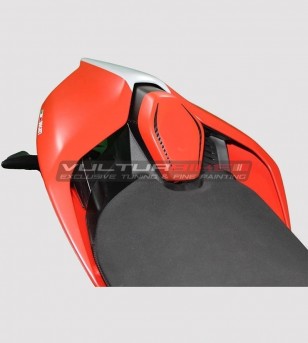 Cover tampone sella in carbonio personalizzata per S CORSE - Ducati Panigale V4 / V4S / V4R