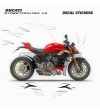 Italienische tricolor benutzerdefinierte Klebstoff-Kit - Ducati Streetfighter V4 / V4S