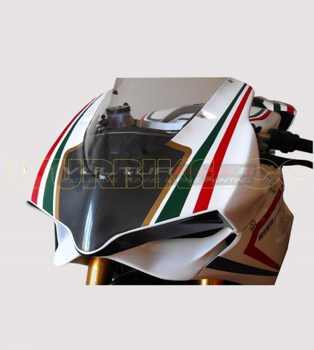 Kit de pegatina tricolor para base blanca - Ducati Panigale 899/1199 