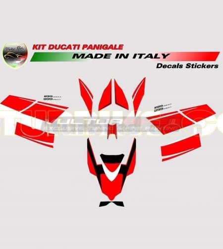Stickers kit for white bike - Ducati Panigale 899/1199 