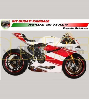 Stickers kit for white bike - Ducati Panigale 899/1199 