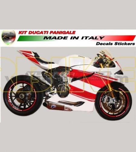 Kit adesivi per moto base bianca - Ducati Panigale 899/1199 