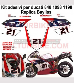 Bayliss Special Replica Klebstoff Kit - Ducati 1098R 