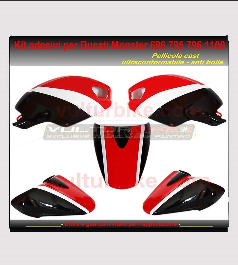 Look S Corse Sticker Kit - Ducati Monster 