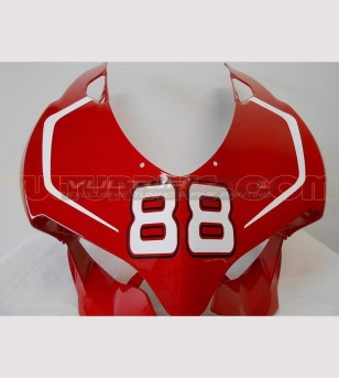 Front fairings stickers with race number - Ducati Panigale 899/1199 