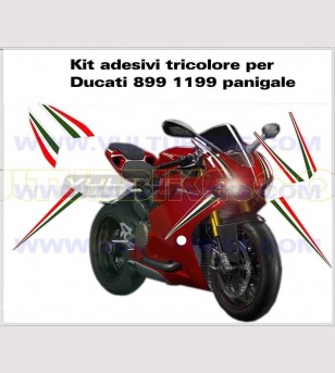 Kit d’autocollants bandes tricolores - Ducati Panigale 899/1199 