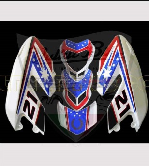 Bayliss Australien Aufkleber Kit - Ducati Hypermotard 796/1100 