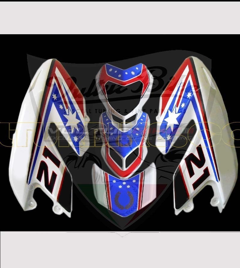 Bayliss Australia Sticker Kit - Ducati Hypermotard 796/1100 