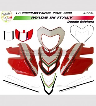 Stickers kit limited edition red motorcycle - Ducati Hypermotard 796/1100 