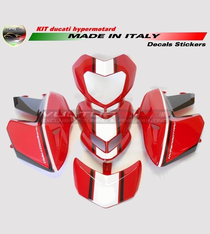 Kit adesivi moto rossa - Ducati Hypermotard 796/1100 