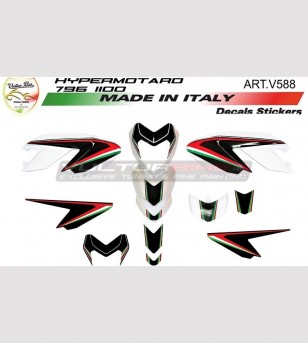Kit adesivi design tricolor - Ducati Hypermotard 796/1100 
