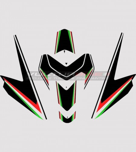 Kit autocollant de conception tricolore - Ducati Hypermotard 796/1100 