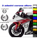 Motogp world champion laurel wreath stickers