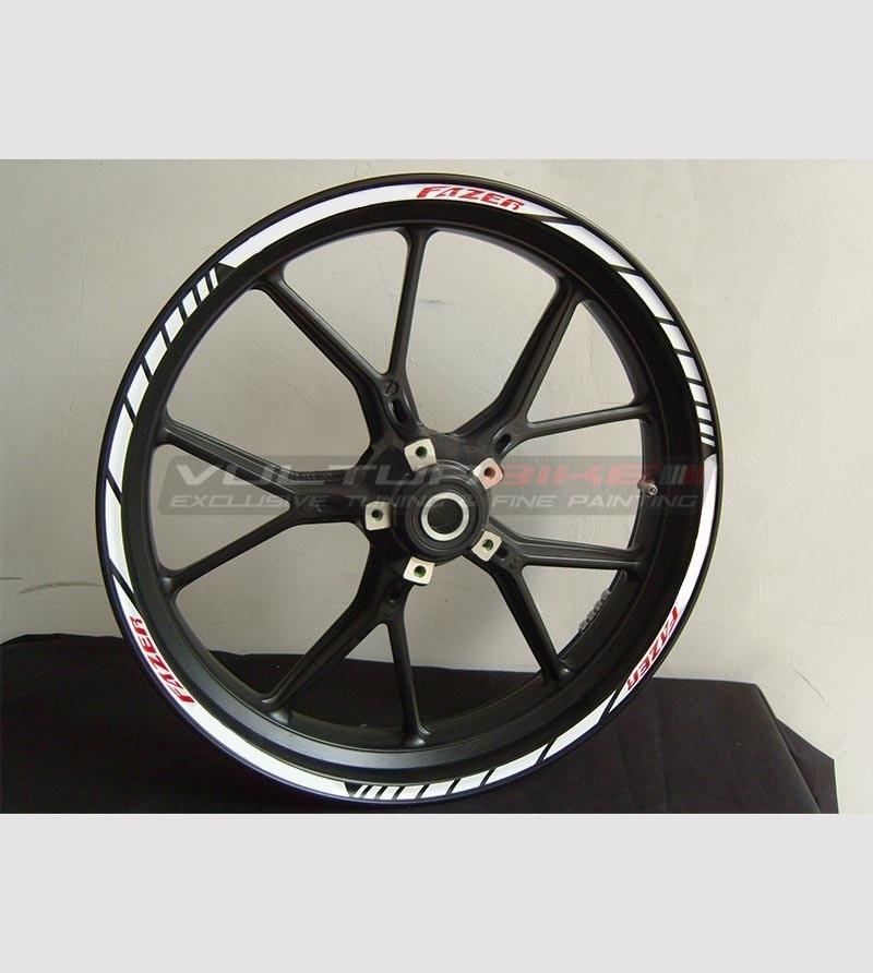 Autocollants de roue de moto - Fazer 