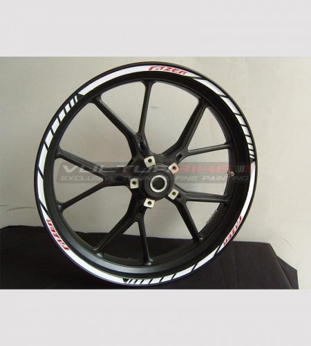 Autocollants de roue de moto - Fazer 