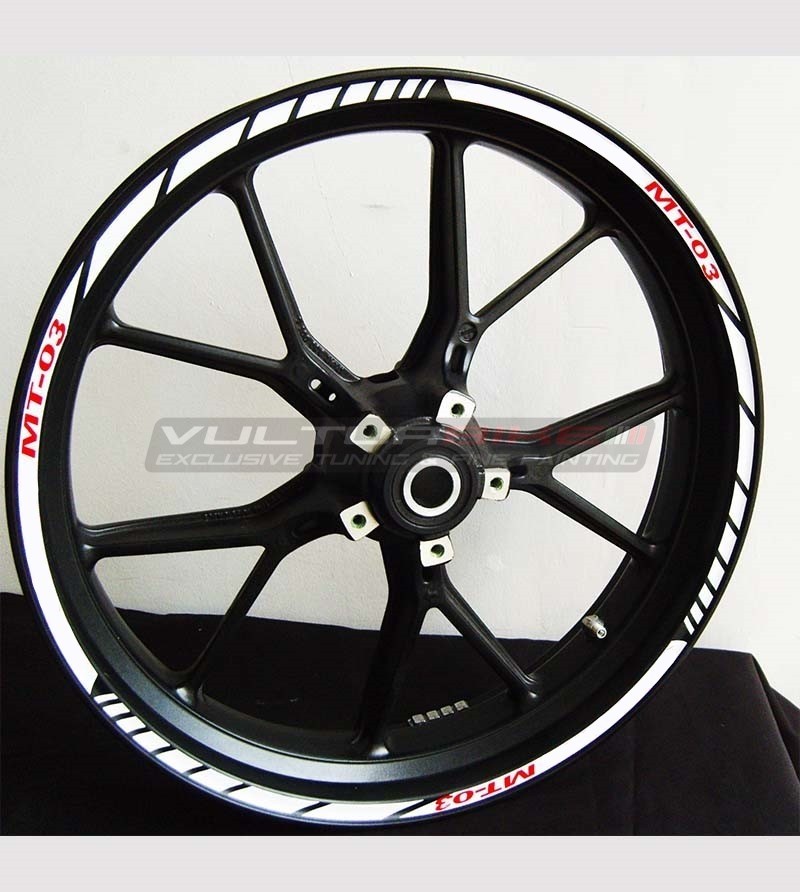 Motorcycle Wheel Stickers - MT-03 