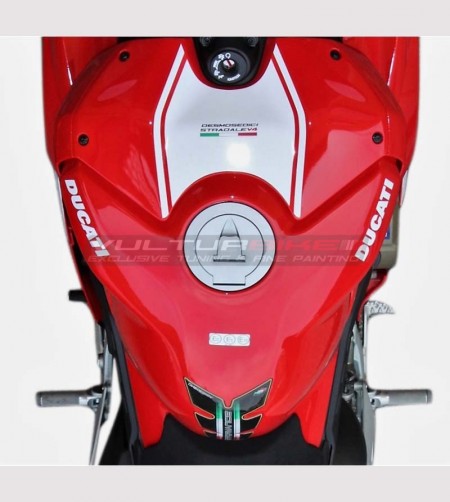 Benutzerdefinierte Aufkleber für Tankdeckel - Ducati Panigale V4 / V4R 