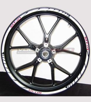 Motorrad Radaufkleber - MT-01 