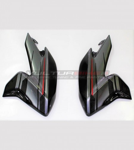Kit adesivi graphite/rosso - Ducati Hypermotard 821/939 