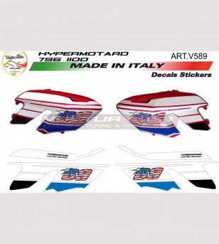Adesivi per fianchetti USA - Ducati Hypermotard 796/1100 