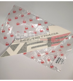 Calcomanía original V2S Multistrada Ducati para el ala derecha 