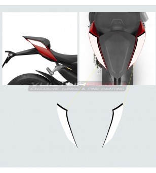 Autocollants pour queue biplace - Ducati Panigale V4 / V2 / Streetfighter V4 / V2