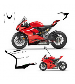 Kit adhesivo de diseño Superleggera - Ducati Panigale V2 2020 
