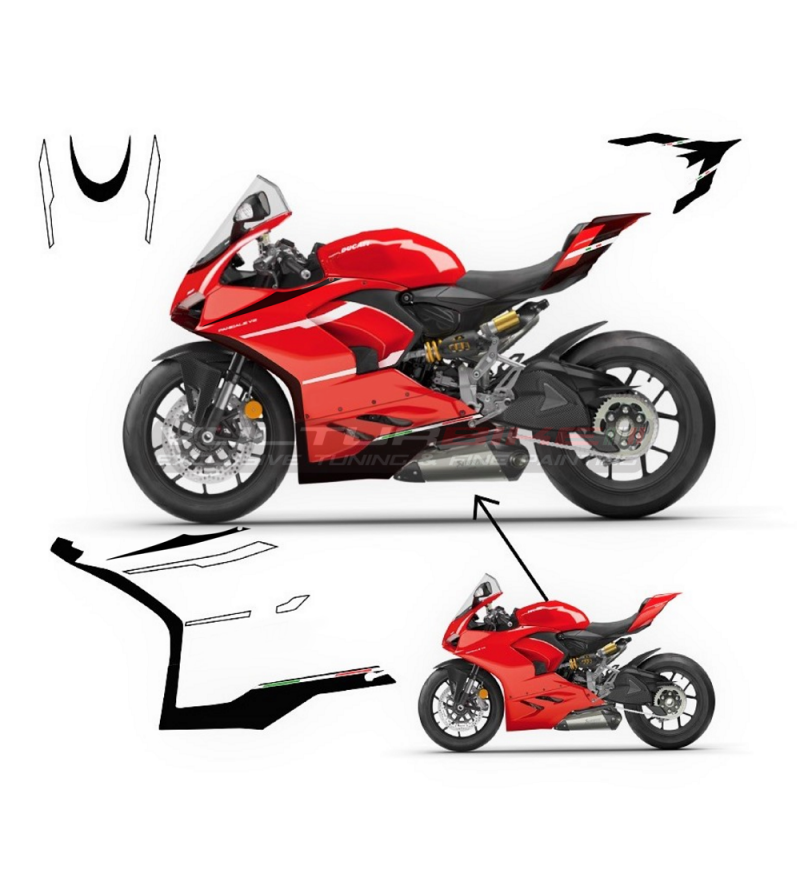 Kit adhesivo de diseño Superleggera - Ducati Panigale V2 2020 