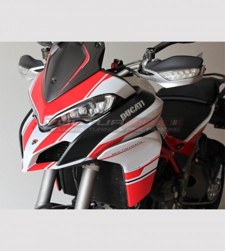 Pegatinas de carenado blanco o gris - Ducati Multistrada 1200 DVT 