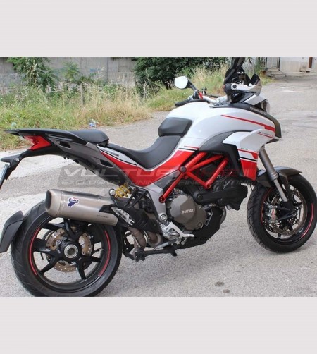 Adesivi per carena bianca o grigia - Ducati Multistrada 1200 DVT 