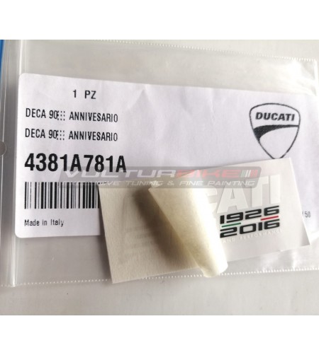 Originalaufkleber Ducati 90-jährigem Jubiläum 