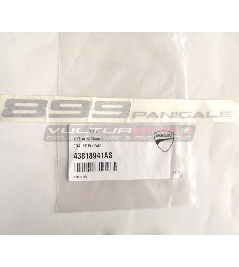 Original sticker Ducati 899 Panigale color graphite 