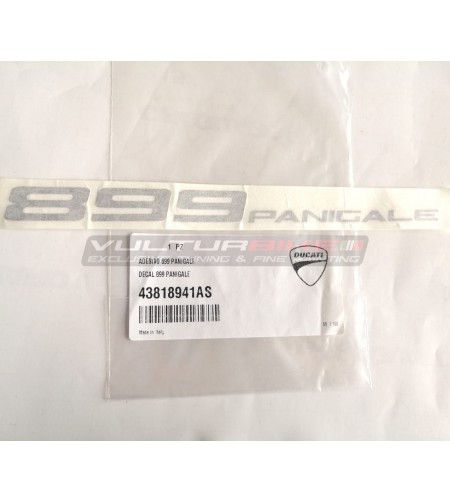 Autocollant original Ducati 899 Panigale couleur graphite 