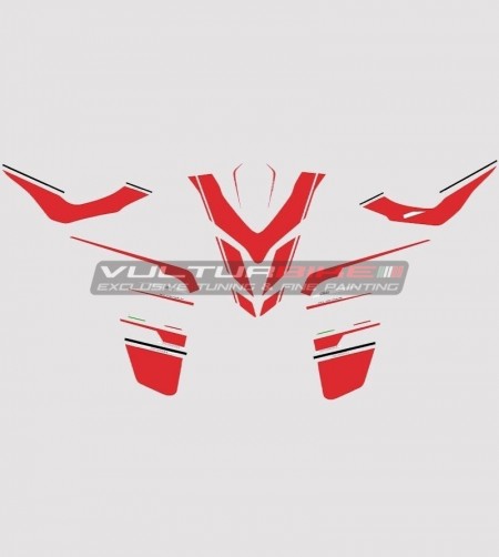 Adesivi per carena bianca o grigia - Ducati Multistrada 1200 DVT 