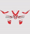 Pegatinas de carenado blanco o gris - Ducati Multistrada 1200 DVT 