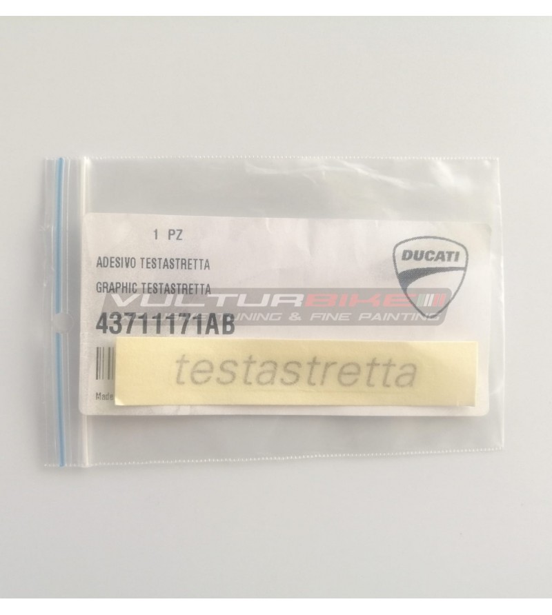 Original sticker Ducati testastretta emblem 