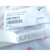 Original Emblem Ducati Superbike silberne Farbe 