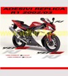 Kit autocollant graphite met./ rouge / argent - Yamaha R1 2002/2003 