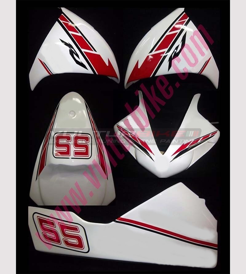 Kit adesivi Racing con numero per carene - Yamaha R1 