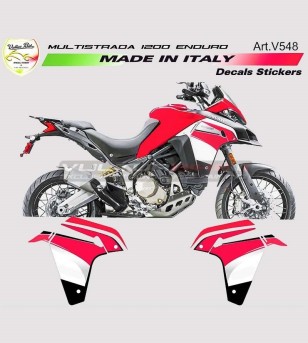 Stickers kit for sidefairings - Ducati Multistrada Enduro 