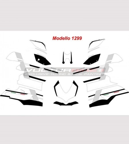 Complete stickers kit custom design - Ducati Panigale V4 / 899/1199/1299/959 